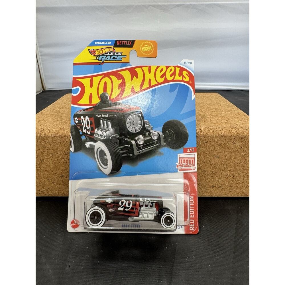 2024 Hot Wheels Red Edition Max Steel (3/12) Target Exclusive #19/250 Let’s Race